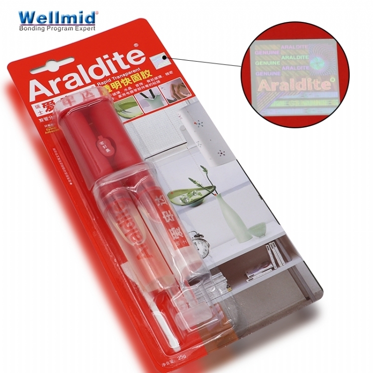 Araldite rapid transparent,Bonding Crystal Clear Jewelry,5 min epoxy AB glue,25g